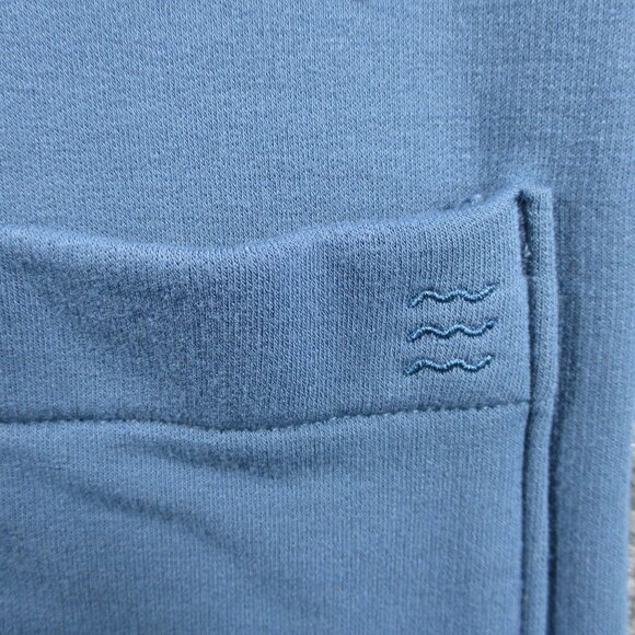 Free Fly Sweater Womens S Blue Cardigan Thermal Fleece Long Open Bamboo Pockets - Picture 4 of 11